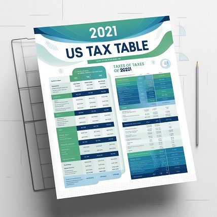 tabla de taxes en estados unidos 2021